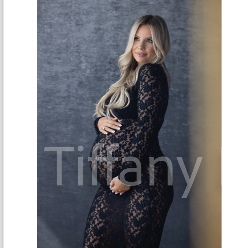 White Fox Boutique Lace Black Dress